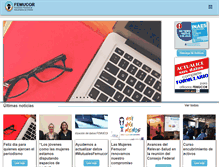 Tablet Screenshot of femucor.org